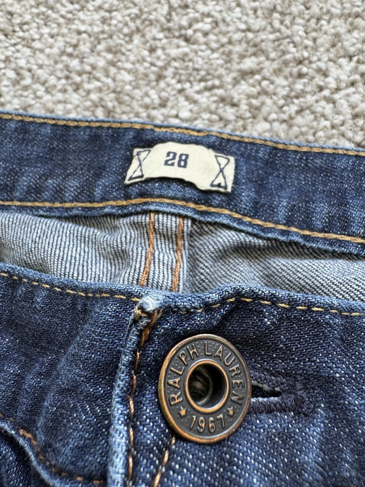 Ralph Lauren Blue Label Womens Bootcut Blue Jeans S 28X30