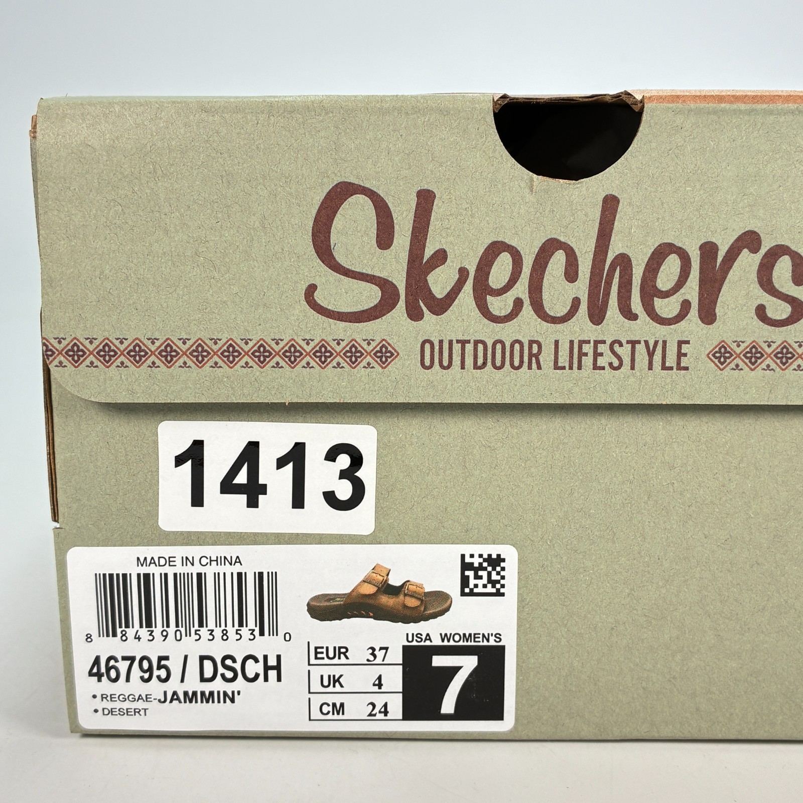 Skechers Reggae Jammin Desert Adjustable Strap Outdoor Sandals Women’s Size 7