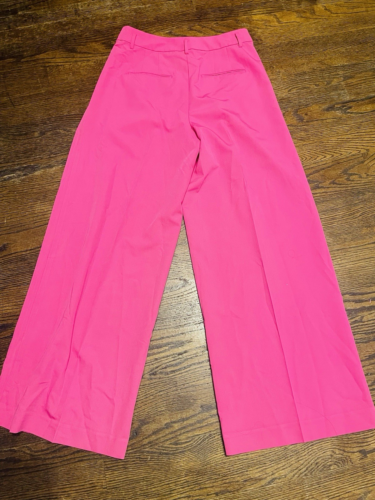 ann taylor Women’s Elegant Withe Leg High Waist Dress Pants In Fushia Size. 6