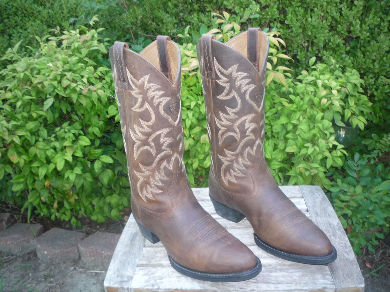 Men’s Ariat 8 EE Heritage Brown Western Cowboy Boots W Wide 34725 (10002204)