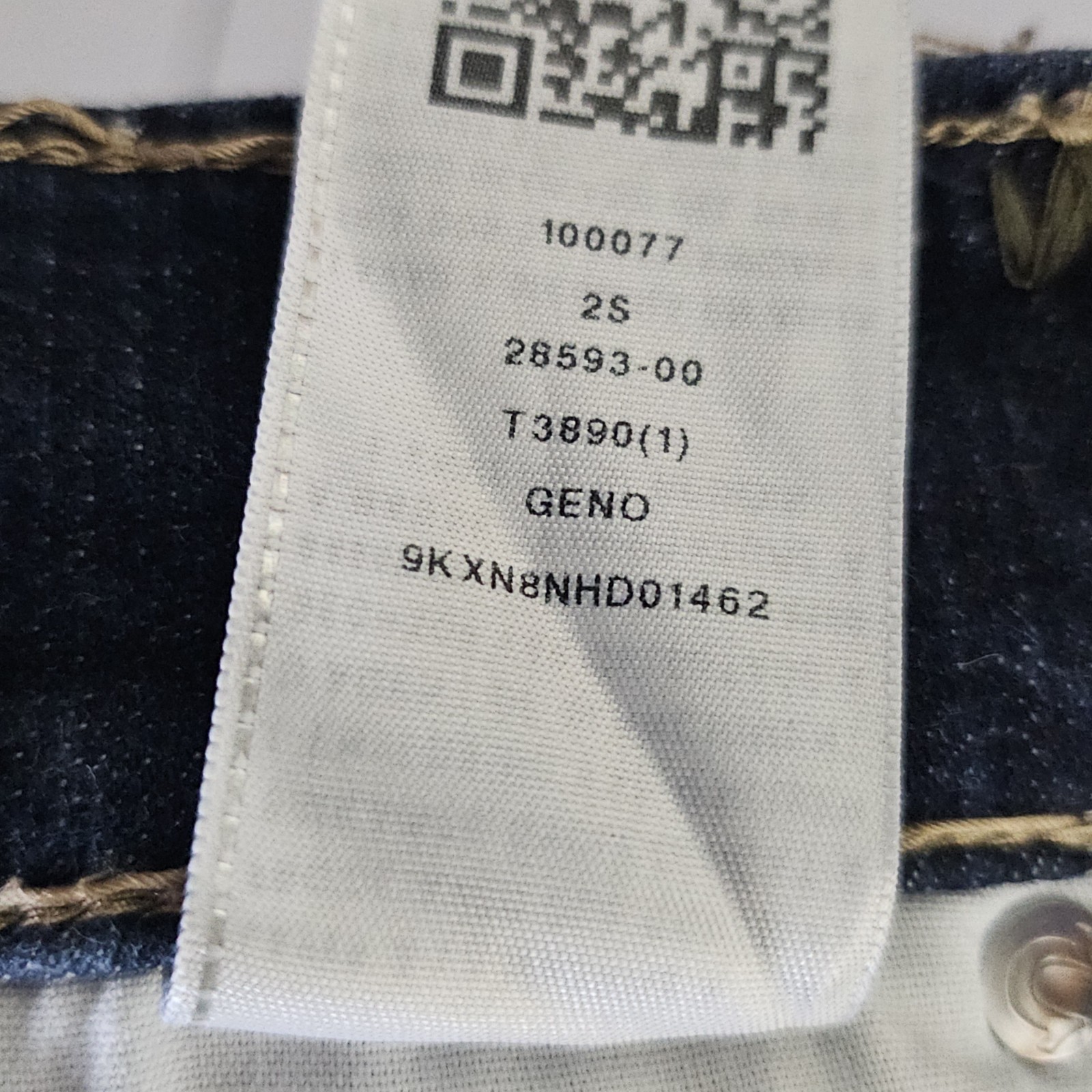 True Religion Geno Relaxed Slim Jeans Mens Size 29 31×32.5 Thick Yellow Stitch