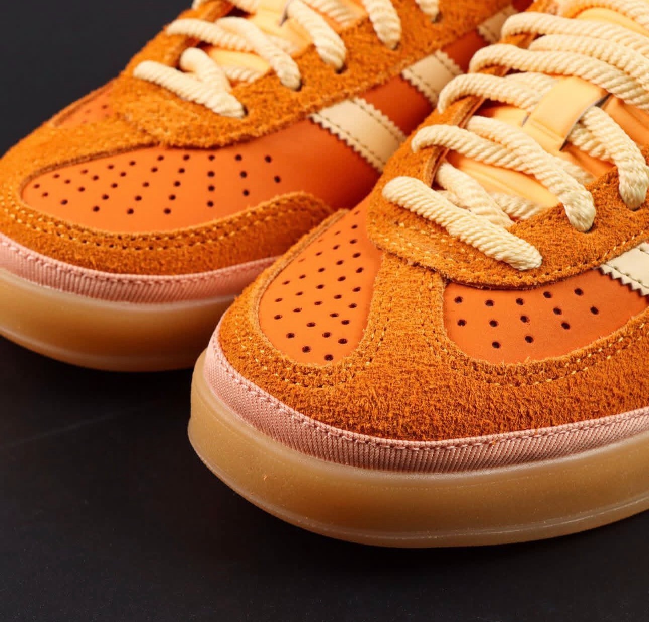 Premium Designer Gazelle Indoor Santurce Unity Orange Shoes JS5050