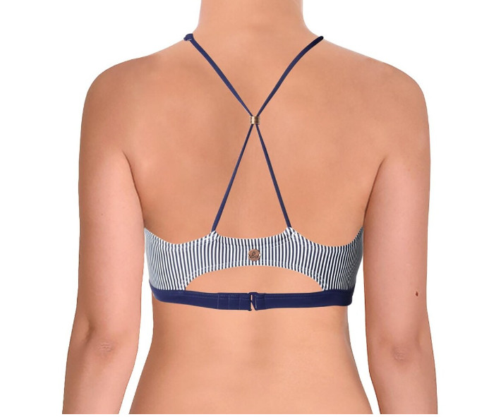 NEW PrAna Women’s Brina Striped Adjustable Swim Top Separates Size XS $60