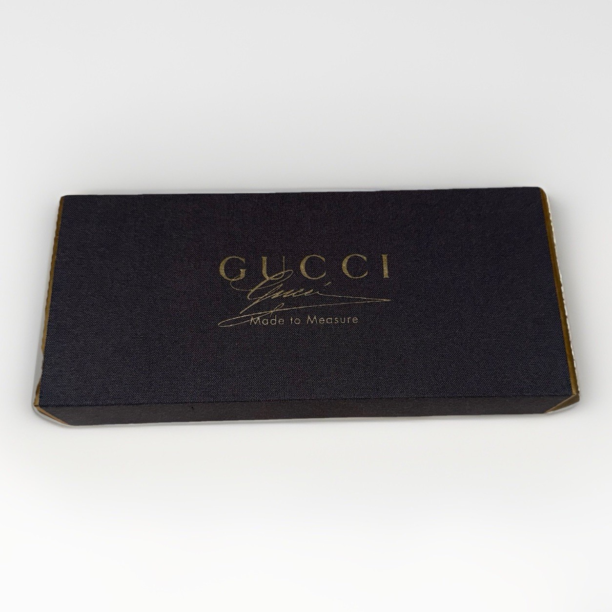 Gucci Made to Measure Shoe Horn Pre Owned In Original Box Gold Parfums 6 Inches