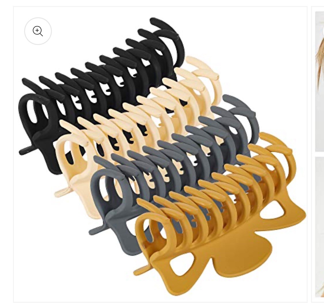 Big Hair Claw Clips 4.7 inch Sets （ 4Pcs )