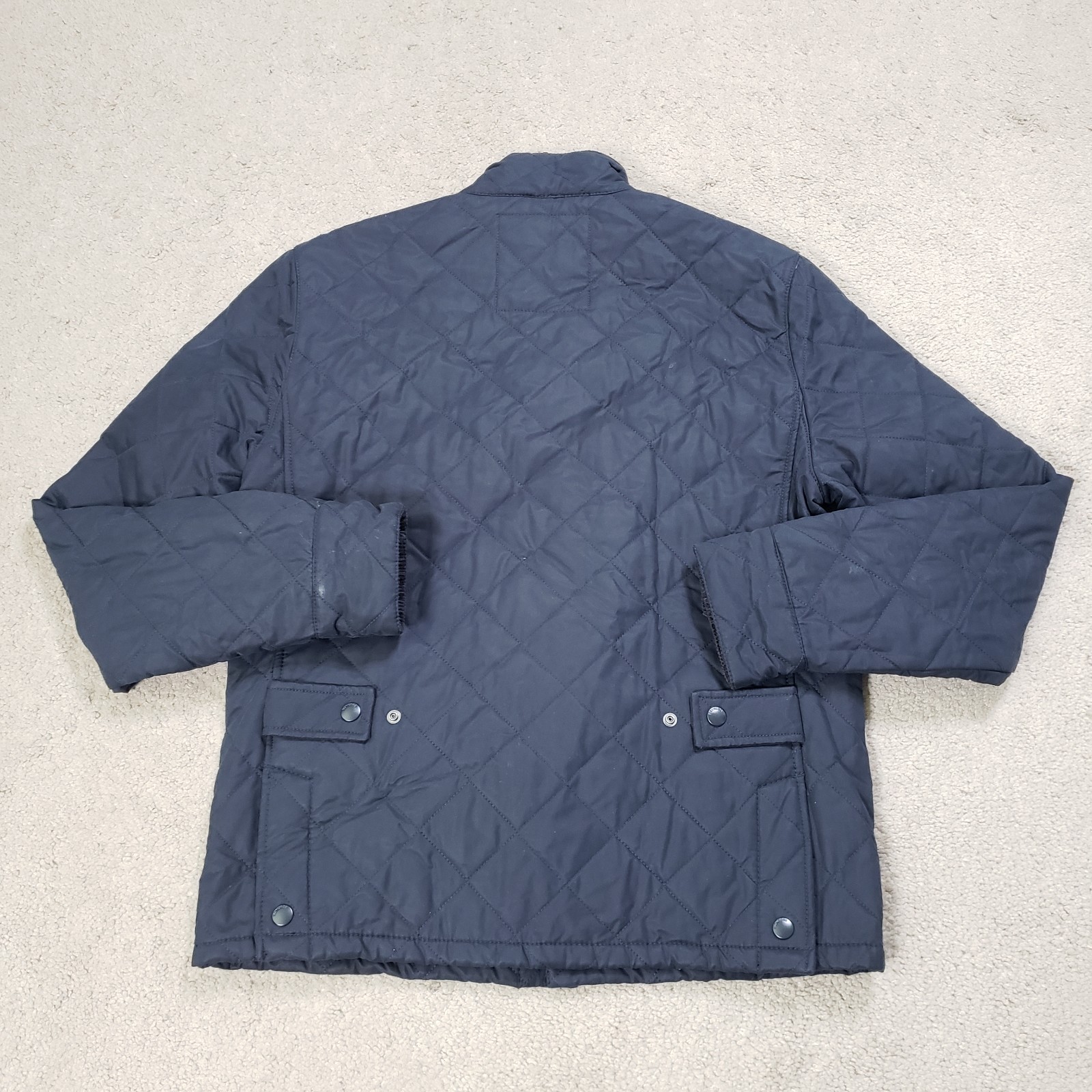 Bonobos Banff Quilted Jacket Mens Medium Black Standard Fit Driving Outdoor