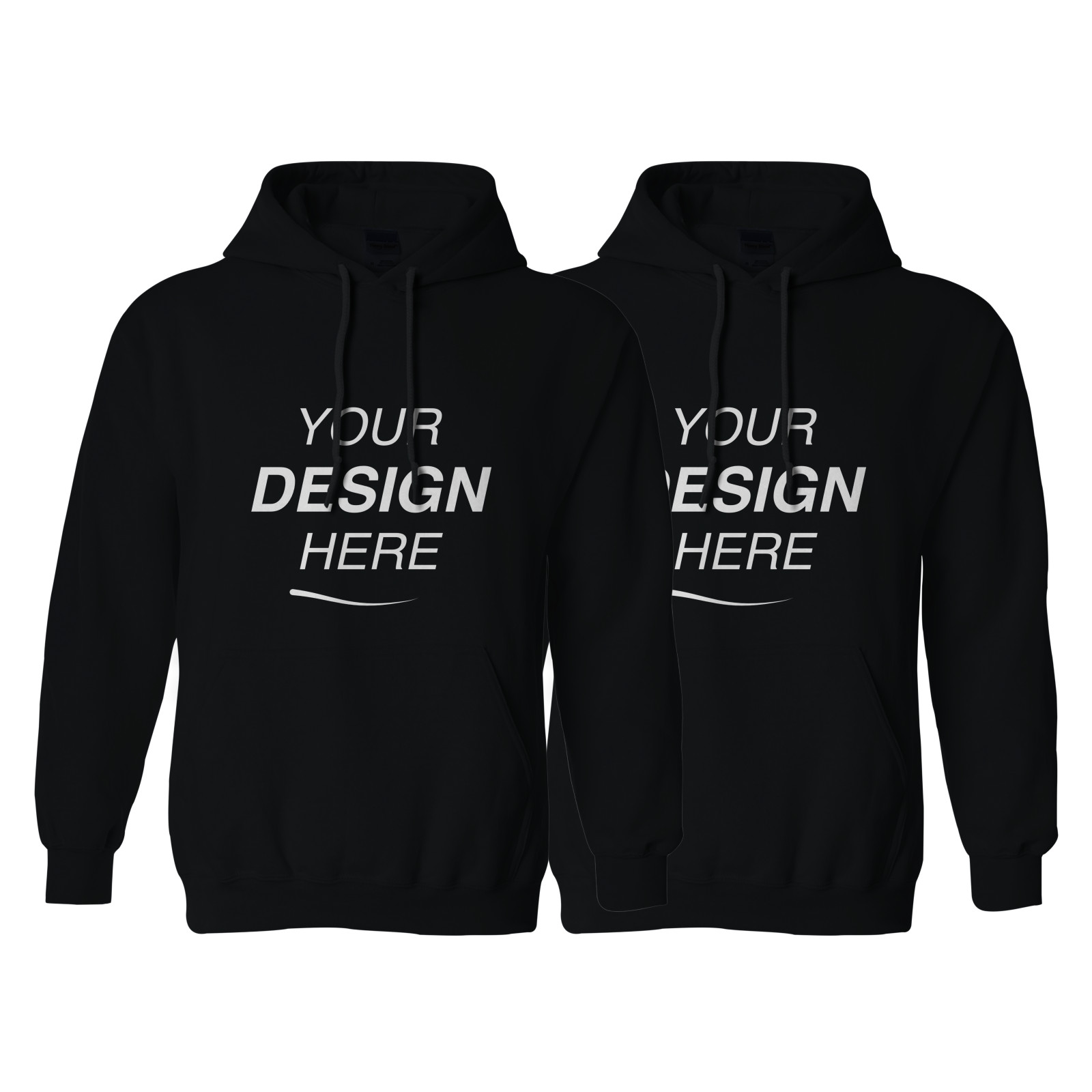 Couples Matching Custom Hoodie Set 2 Pack 350GSM Personalized DTF Printed unisex