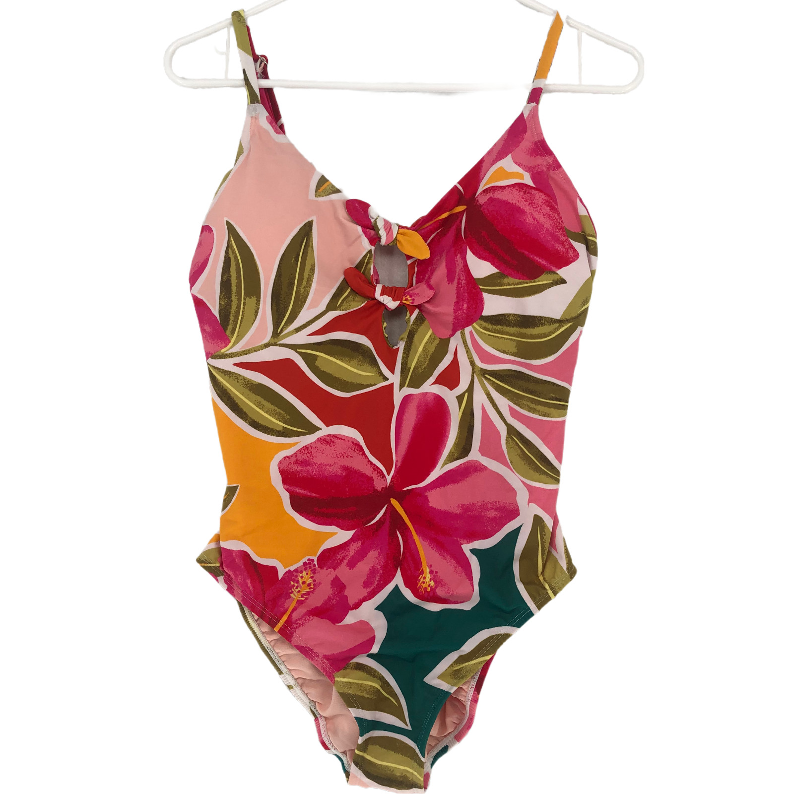 Beach Betty by Miracle Brands Women One Piece Swimsuit Keyhole Floral Size S-XL
