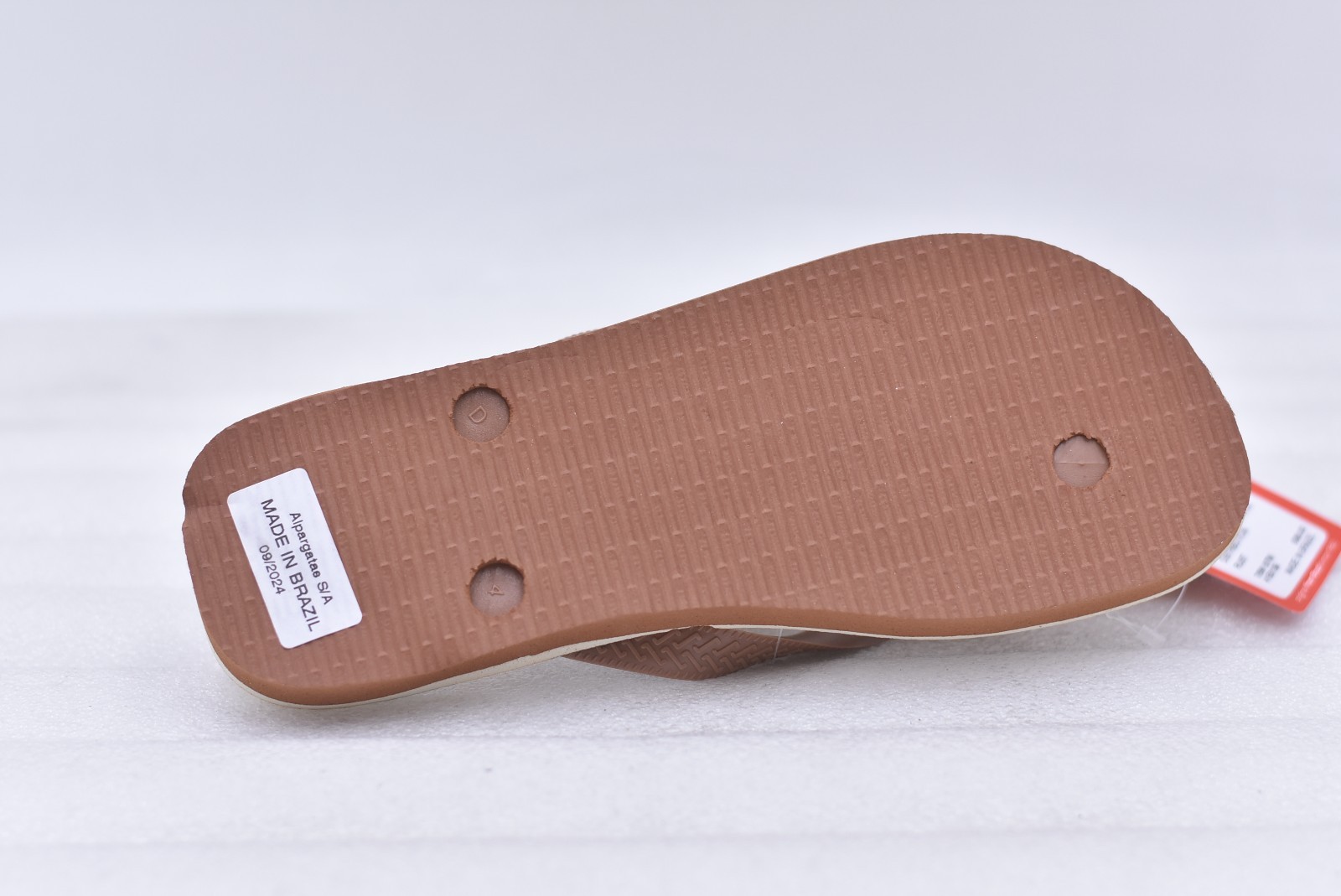 Womens Havaianas Dragon Slim Flip-Flops Sandals – Rust Size 7/8 (EU 37-38)