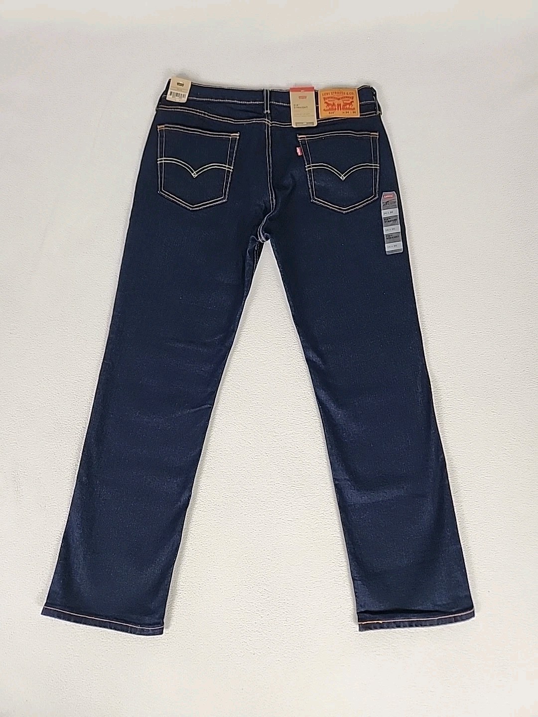 Levi’s 514 Regular Fit Zip Fly Straight Leg Denim Jeans 34X30 Men’s Dark Blue