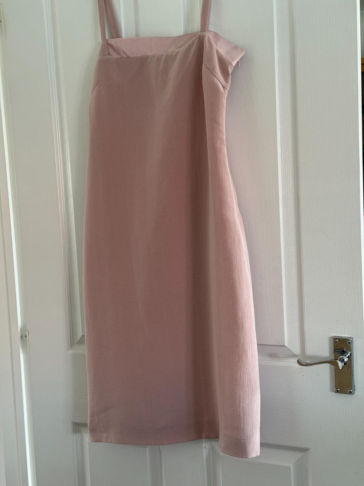 Vintage MARELLA ‘Dusky Pink Fitted Pencil Dress with spaghetti straps Size 12