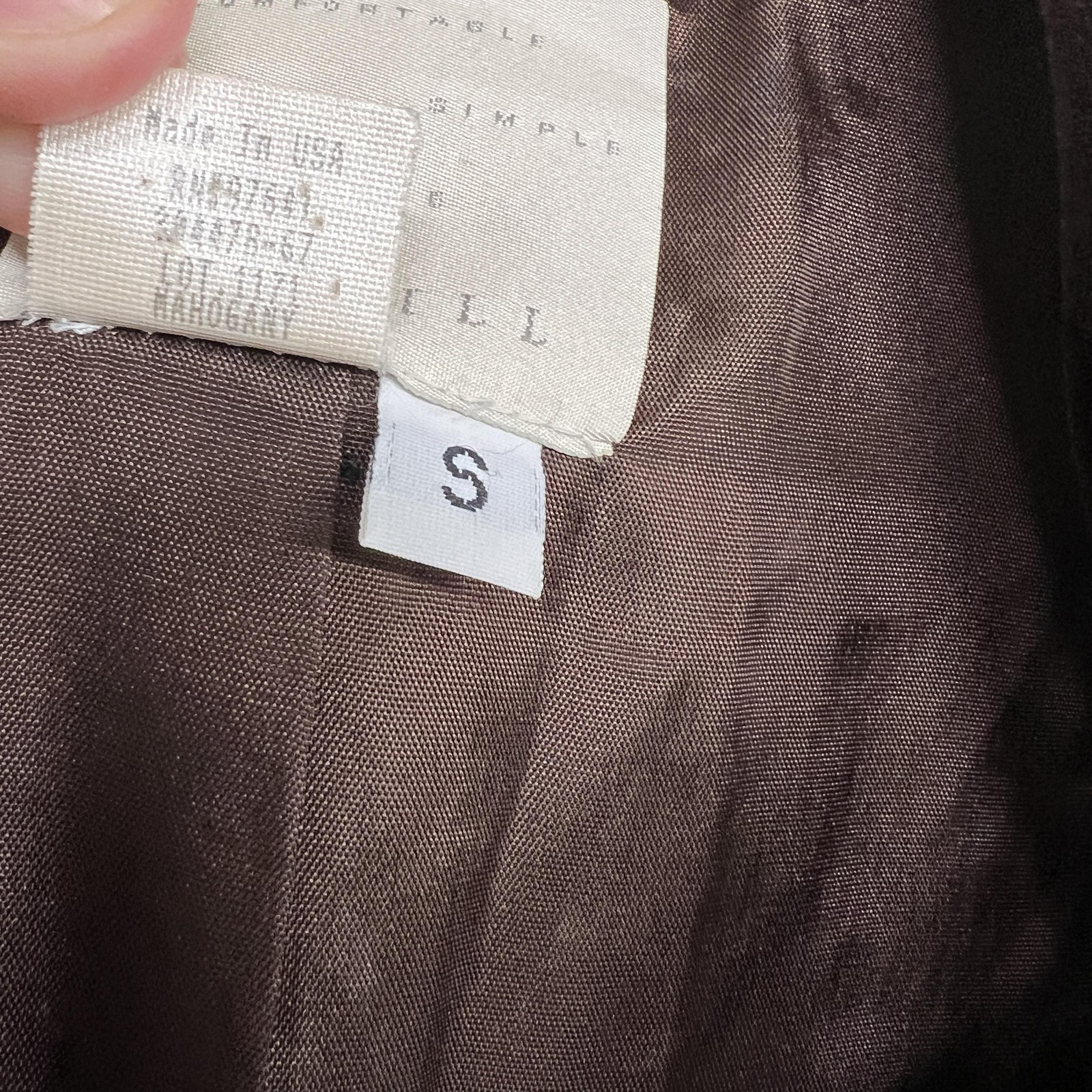 Vintage J Jill Coat Womens S Brown Velvet Toggle Lined Duster Missy Whimsigoth