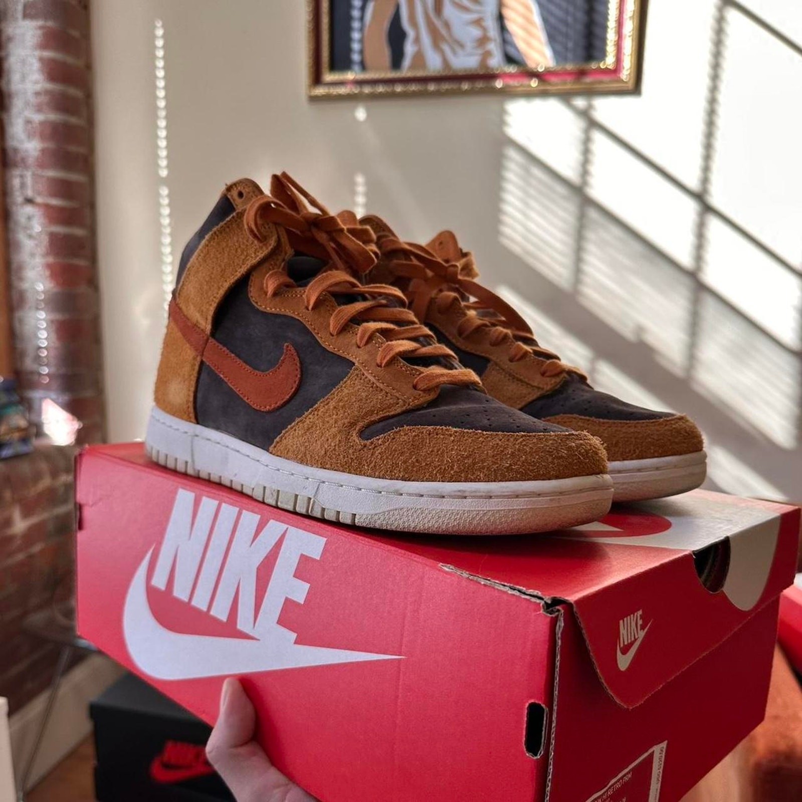 Nike Dunk High PRM Dark Russet Size 10M