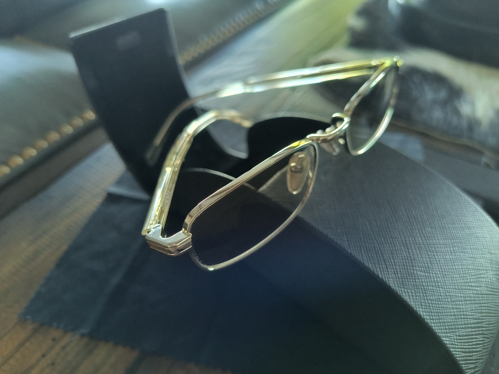 PRADA PR B54S 1BC30P Silver Light Brown 54 mm Men’s Sunglasses