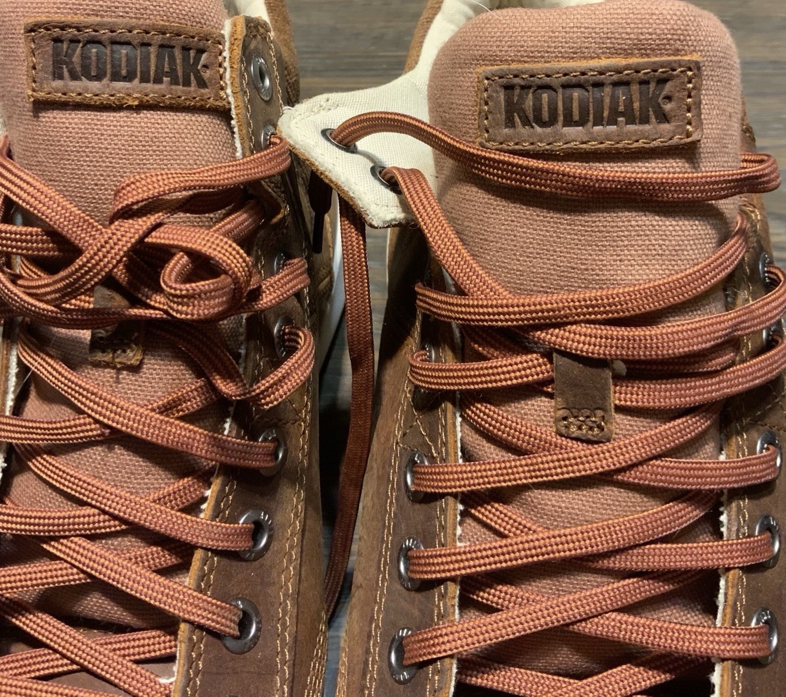 Kodiak Size 11 (Really 10 1/2) Men’s Argus Mid Cut Sneakers Brown Leather New