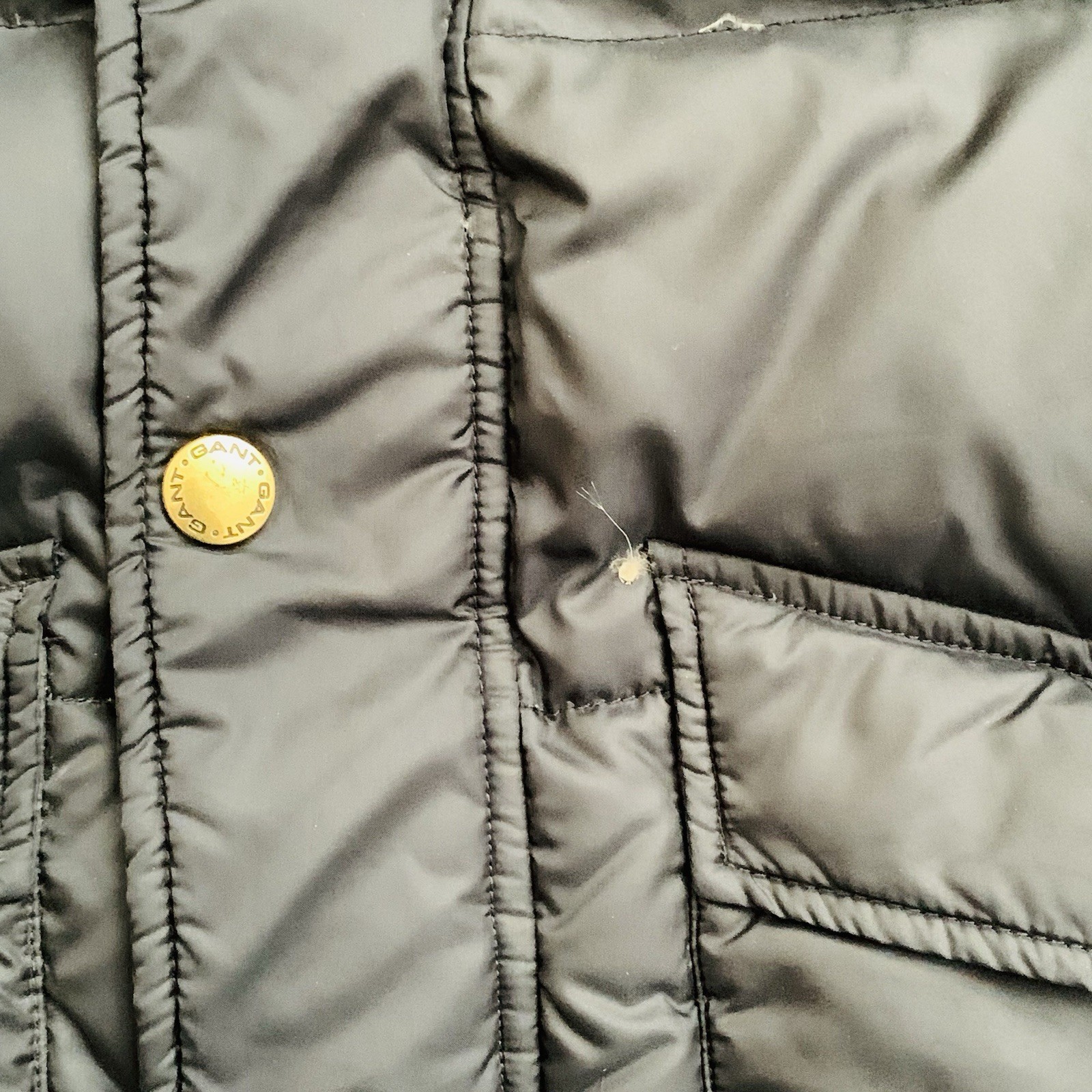Gant Gilet Vest Mens Size Small Navy – Down Feather Filled Body Warmer Jacket