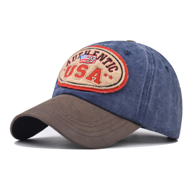 Men Dyed Washed Cotton New Plain Polo Style Baseball Ball Cap Hat Dad Trunker