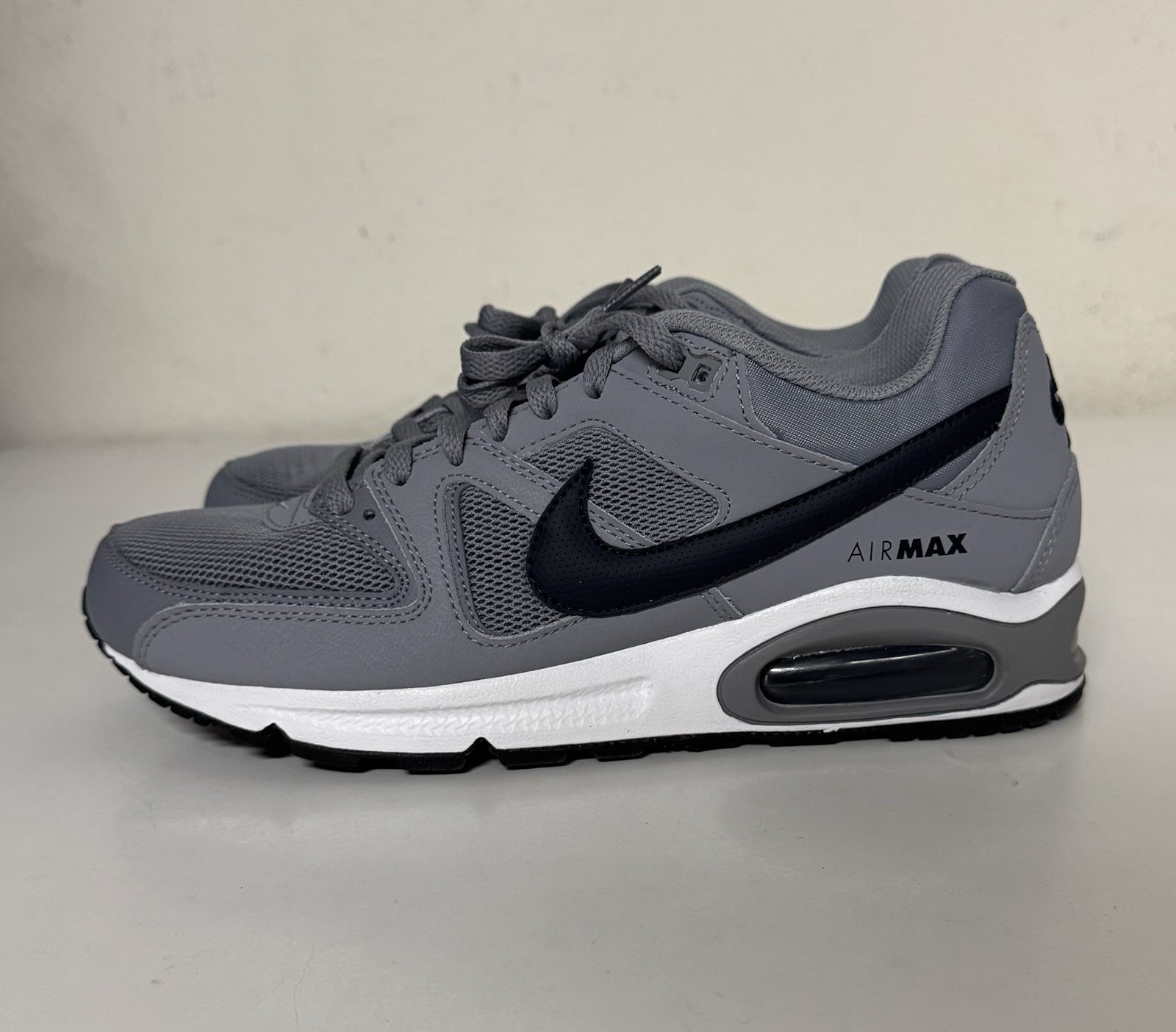 Nike Air Max Command Stealth Grey Black White Mens Sz 9.5 Sneakers 629993-040