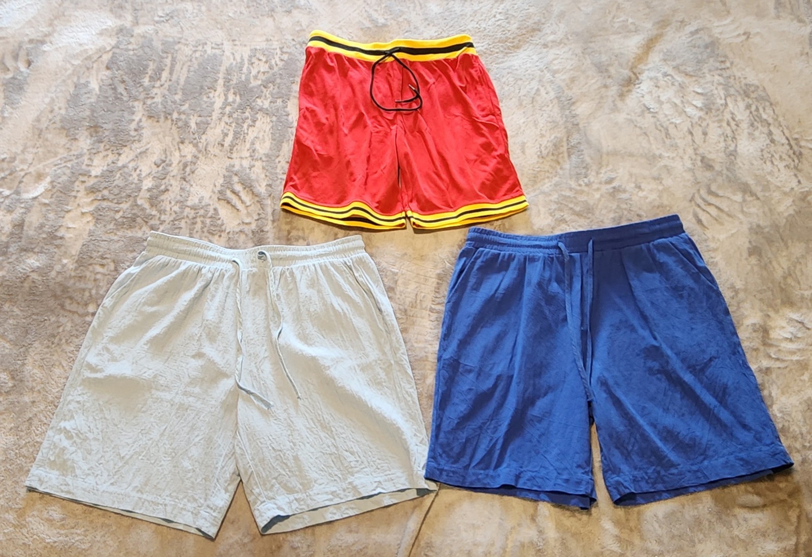 Men’s Shorts Medium (33 Waist): Lot Of Eleven (11). Various Colors.