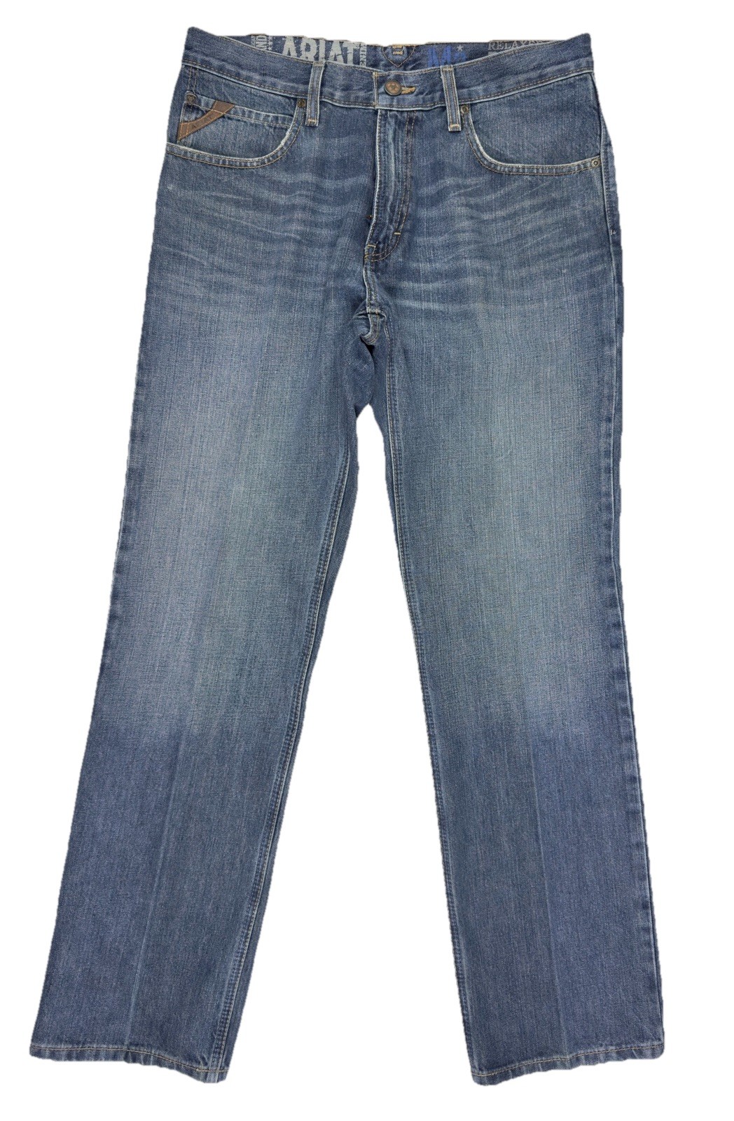 Ariat M2 Relaxed Legacy Boot Cut Jeans Mens 32×32 Swagger Wash Starch