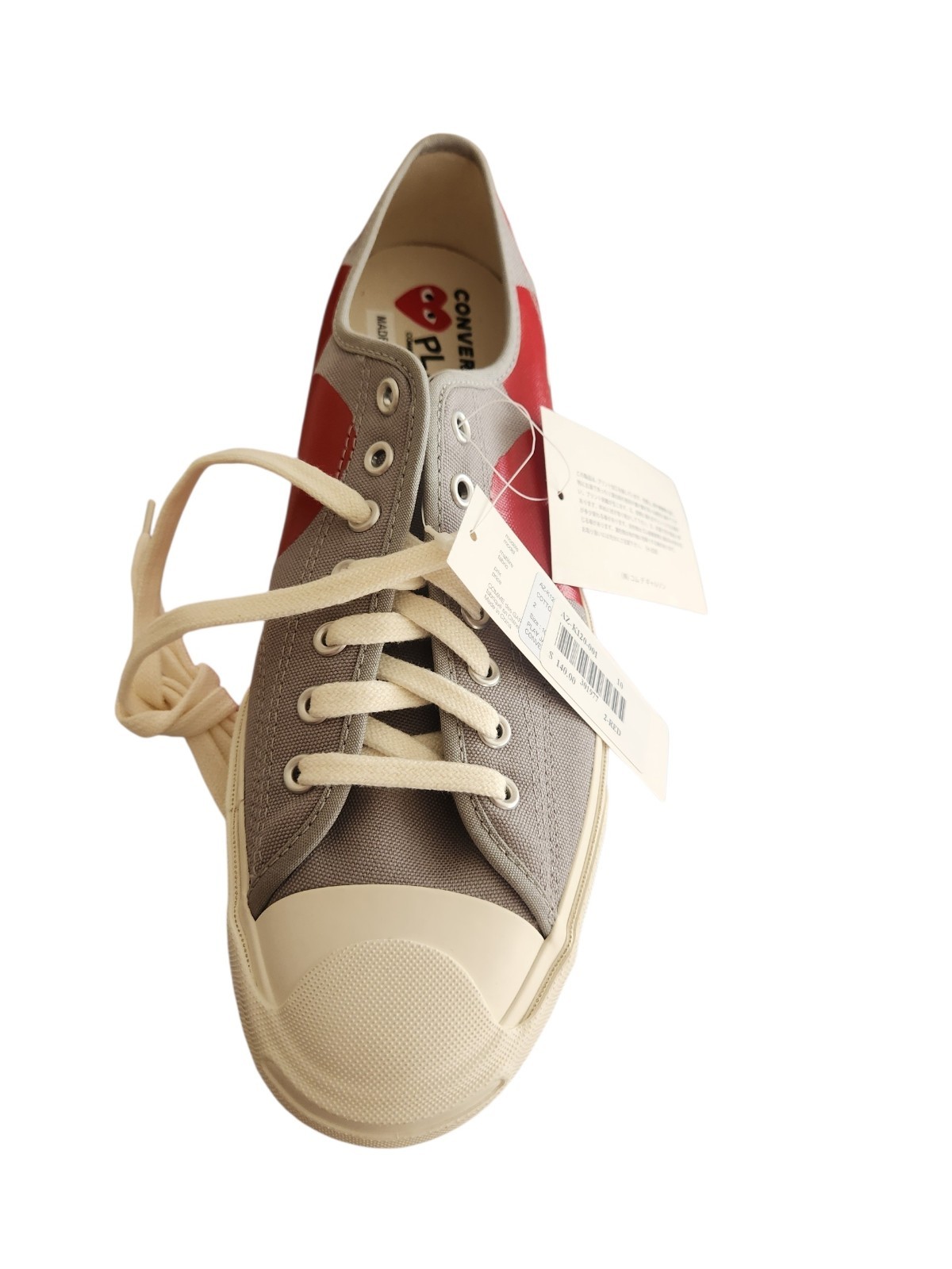 Comme des Garçons Play x Jack Purcell Drizzle Red Size 8M (9.5W)