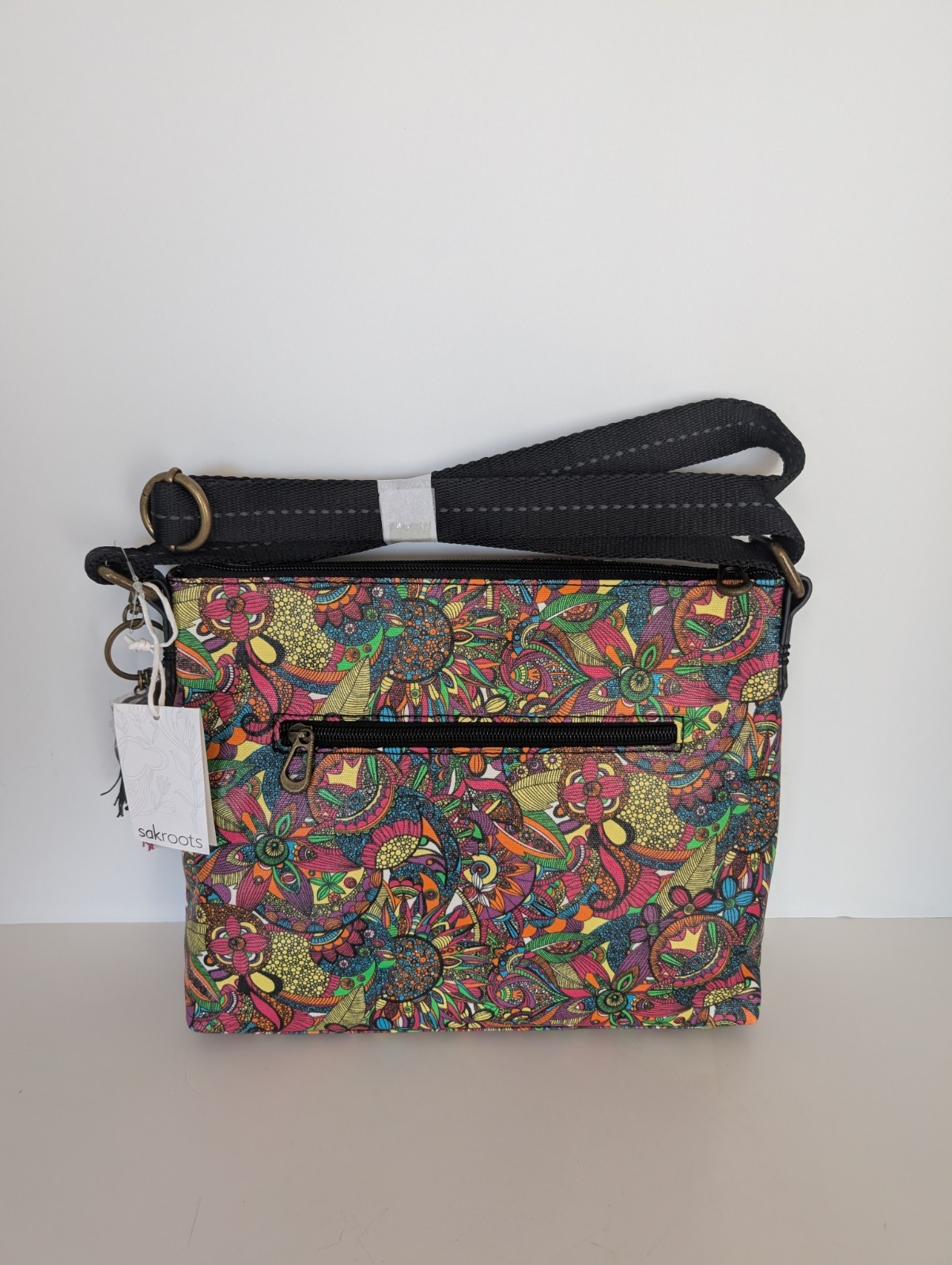 Sakroots Artist Circle Colorful Floral Crossbody Purse~BRAND NEW w/ TAGS