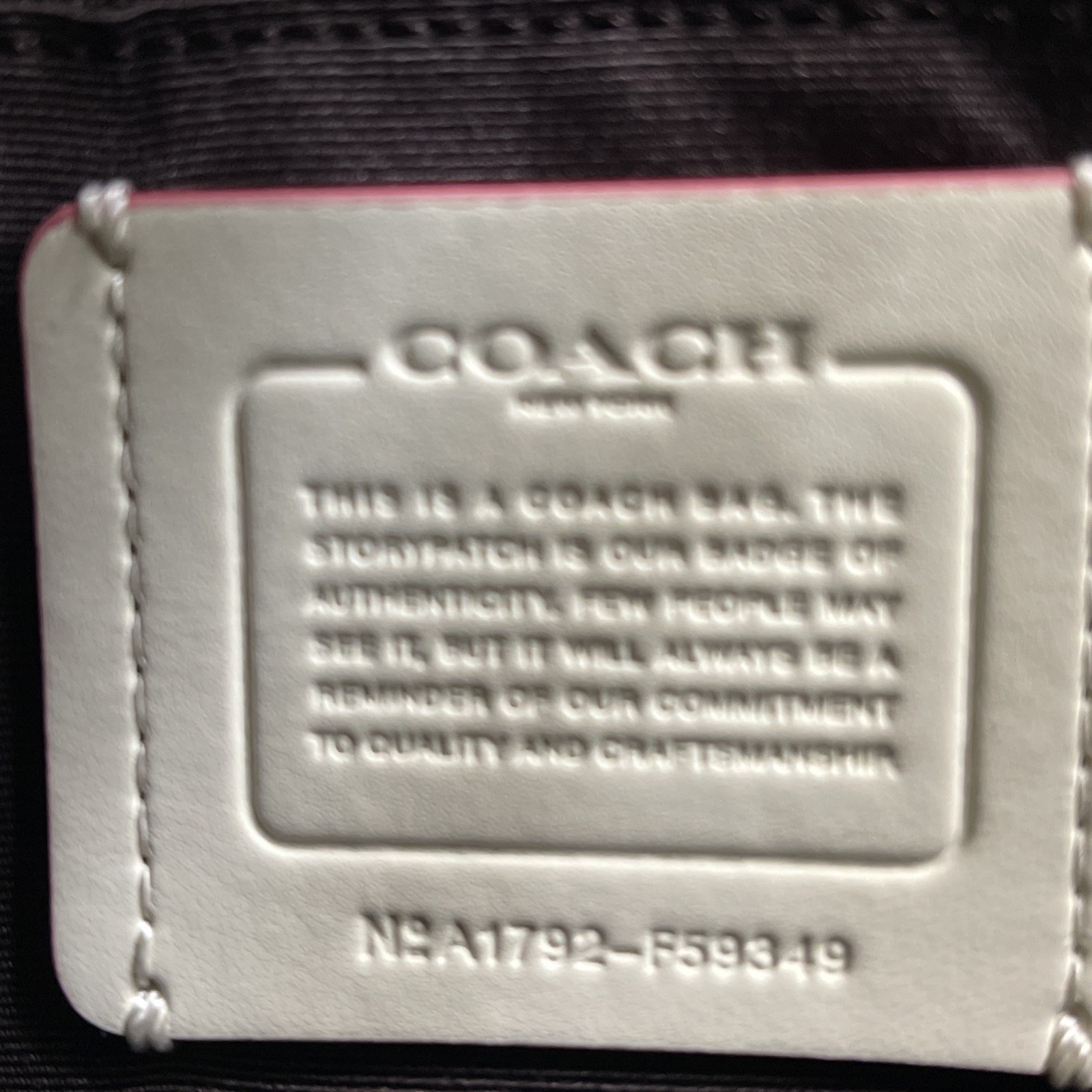 Coach Lexy Chalk White Rivet Detail Triple Compartment Shoulder Bag