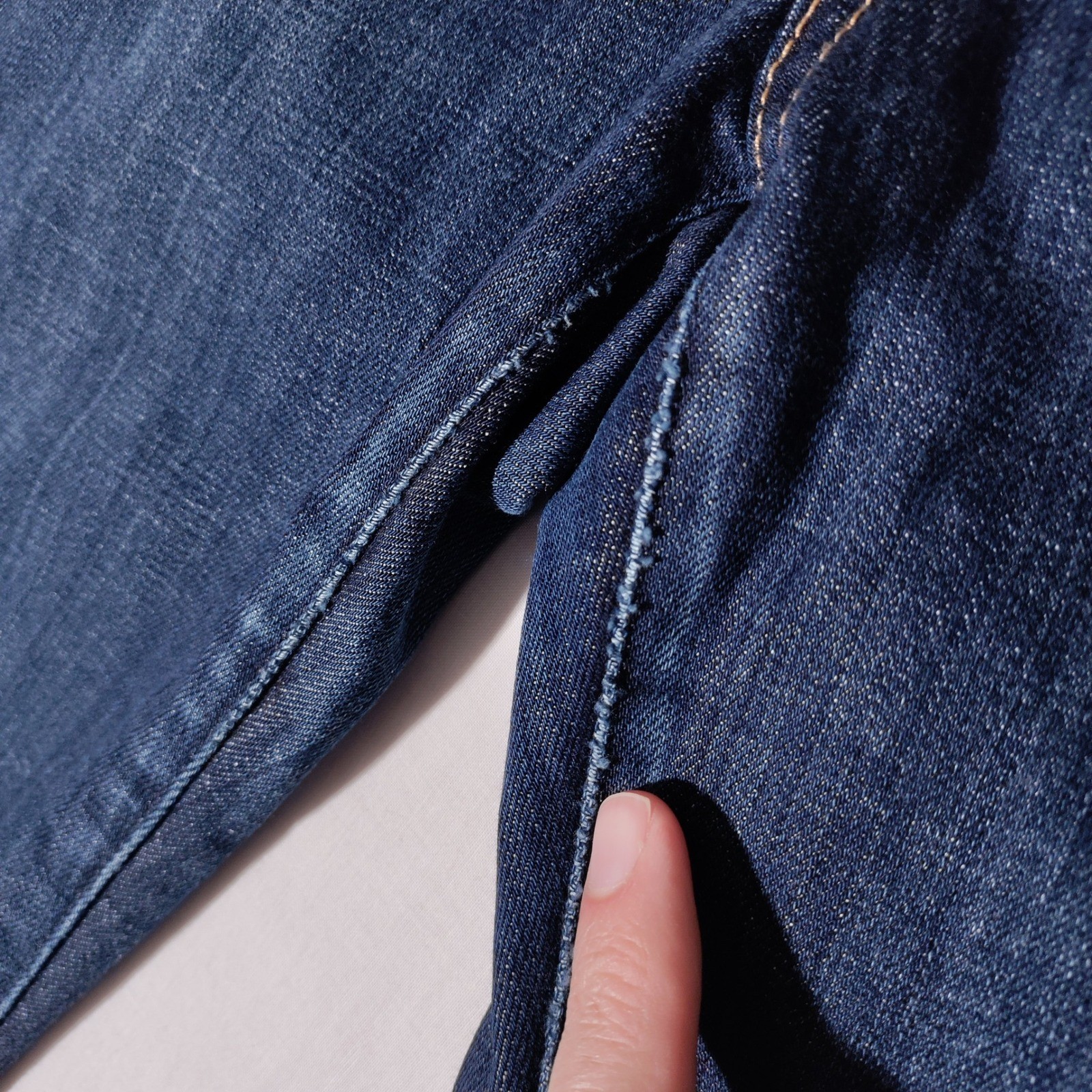 7 For All Mankind Slim Straight Jeans Size 30 (30.5″x26″ Actual) Made in USA
