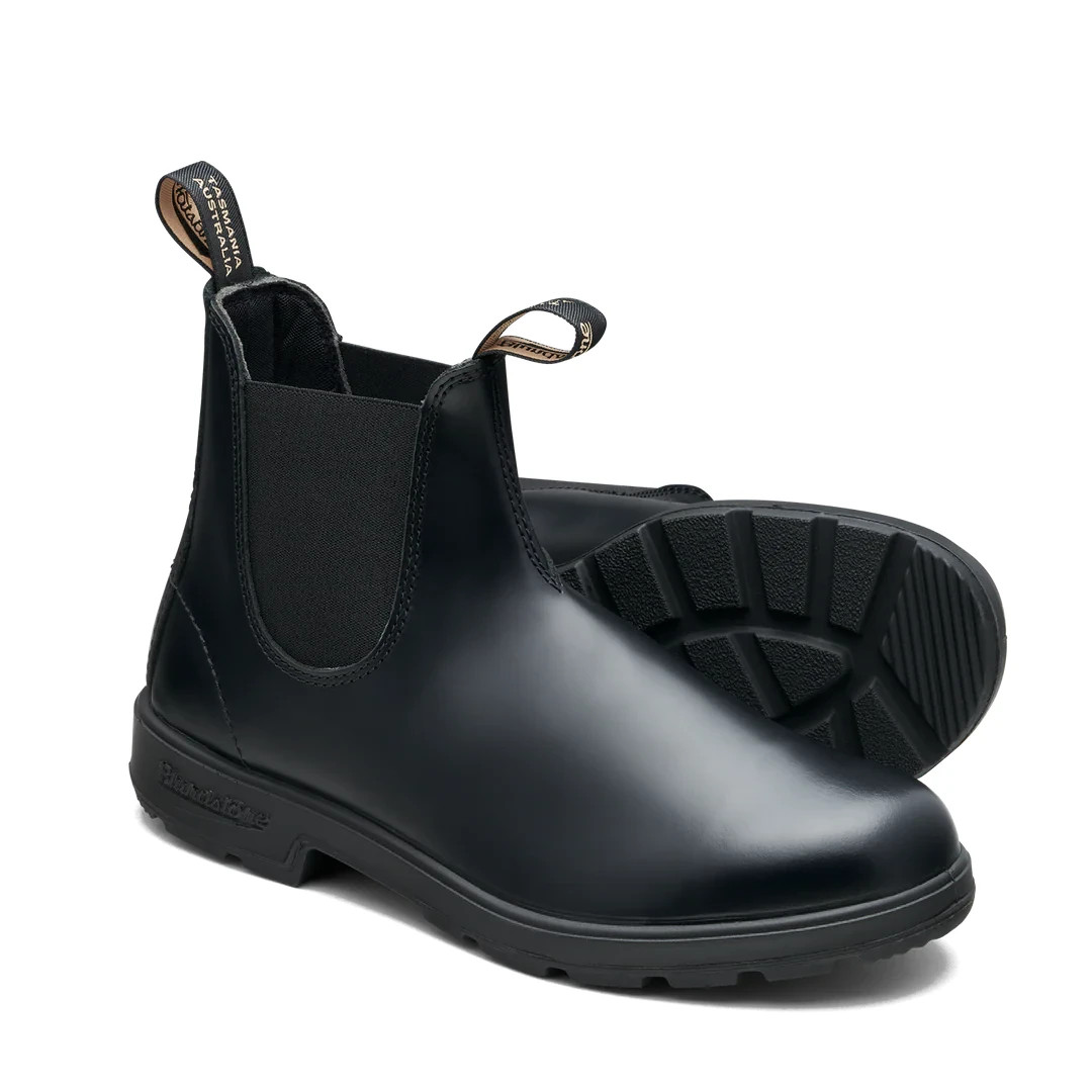 BLUNDSTONE 510 HI LEATHER UNISEX MEN 5 = WOMEN 7 SHOES CHELSEA BOOT BLACK NEW