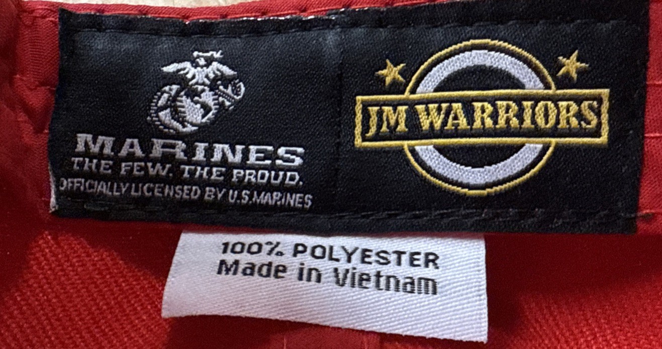🔥 U.S. MARINE CORPS RED & GOLD “THE FEW. THE PROUD.” HAT 🦅