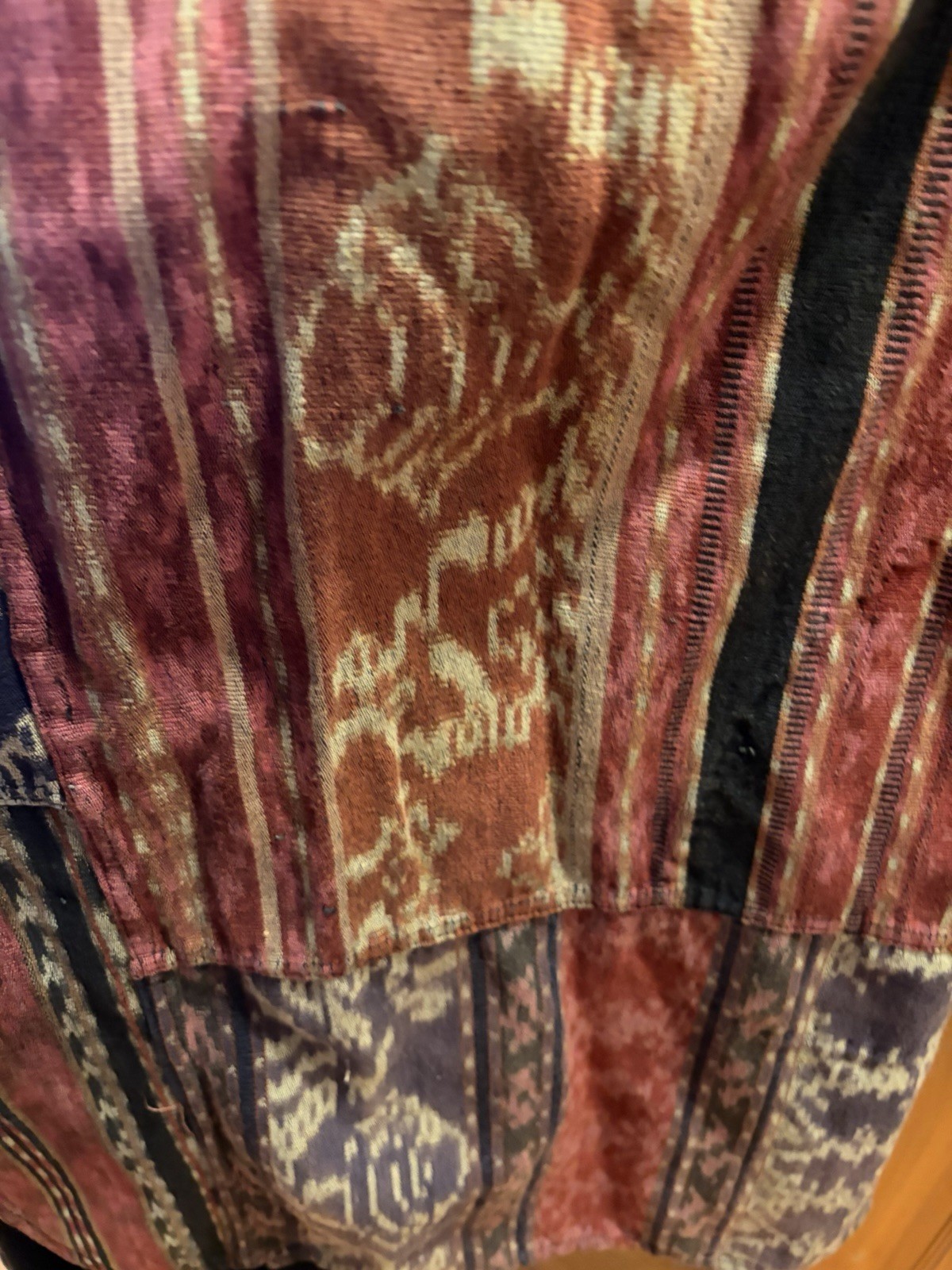 Art to Wear Vintage Ikat Kimono Patchwork Wild Woman Wild Thing Hand Made
