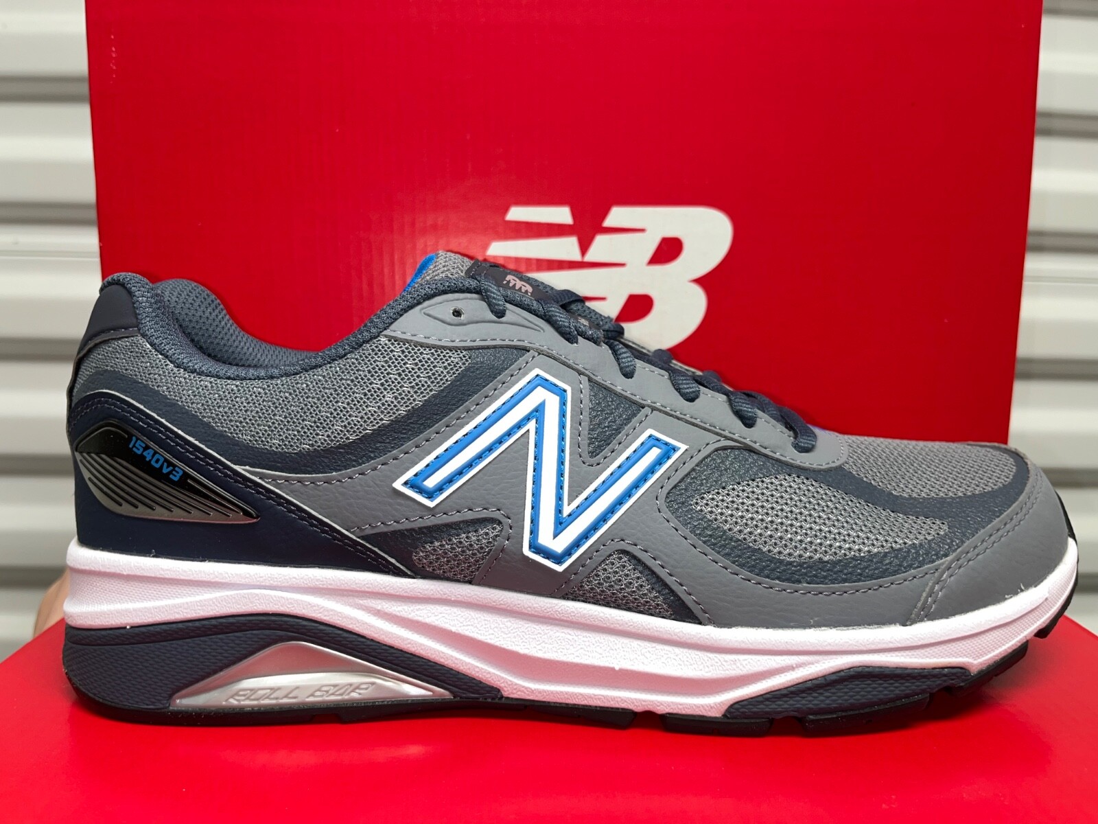 New Balance 1540 v3 Grey Blue 3M Silver Reflective M1540MB3 Running Shoe Trainer