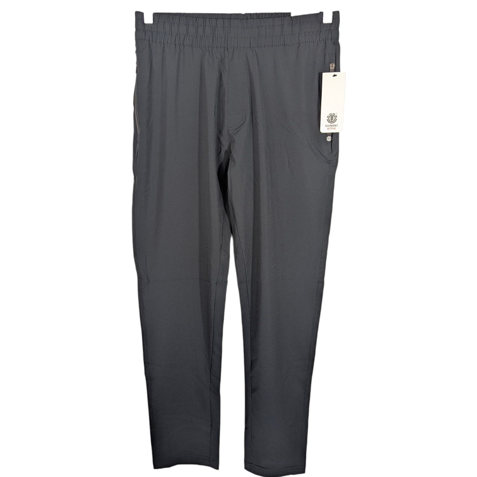 Element Skateboarding Joggers Y2k Pants Mens size Small Black Skater Zip Pockets