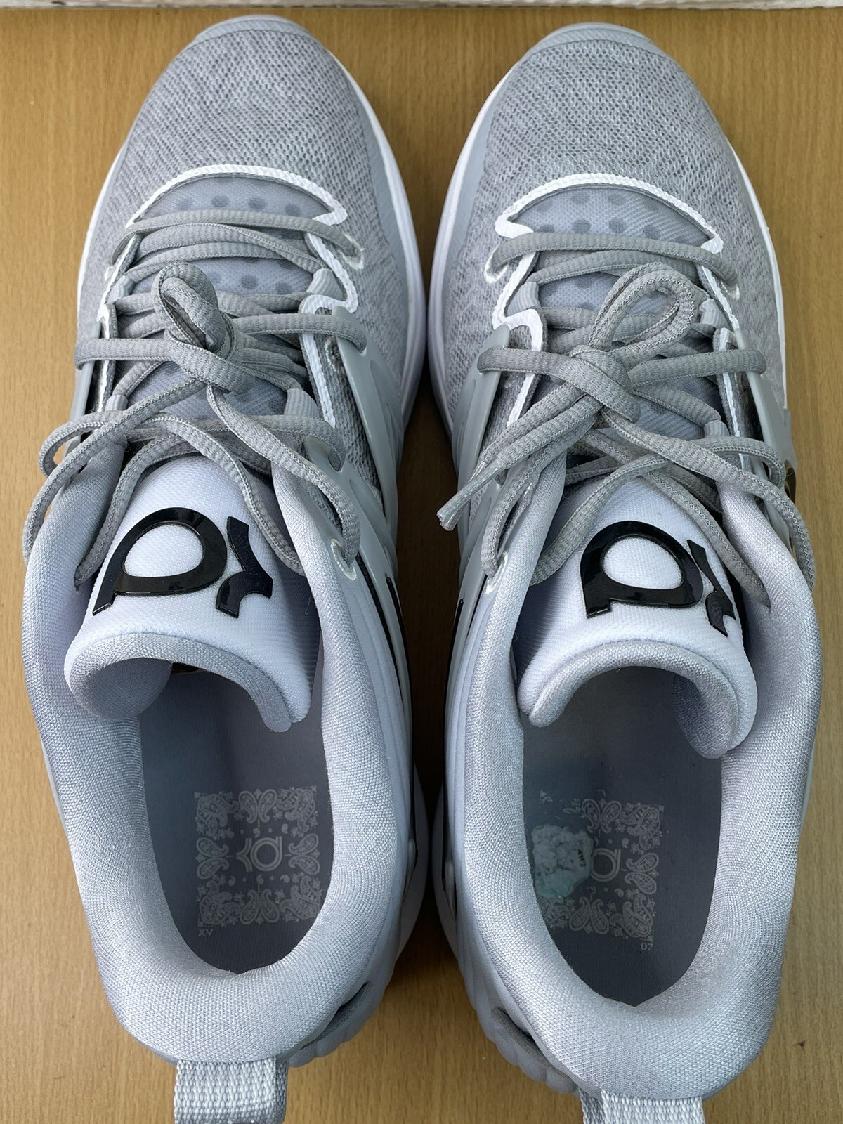 Nike KD 15 TB Promo ‘Wolf Grey’ (DX6648-003) Basketball Shoes Mens Size 12.5