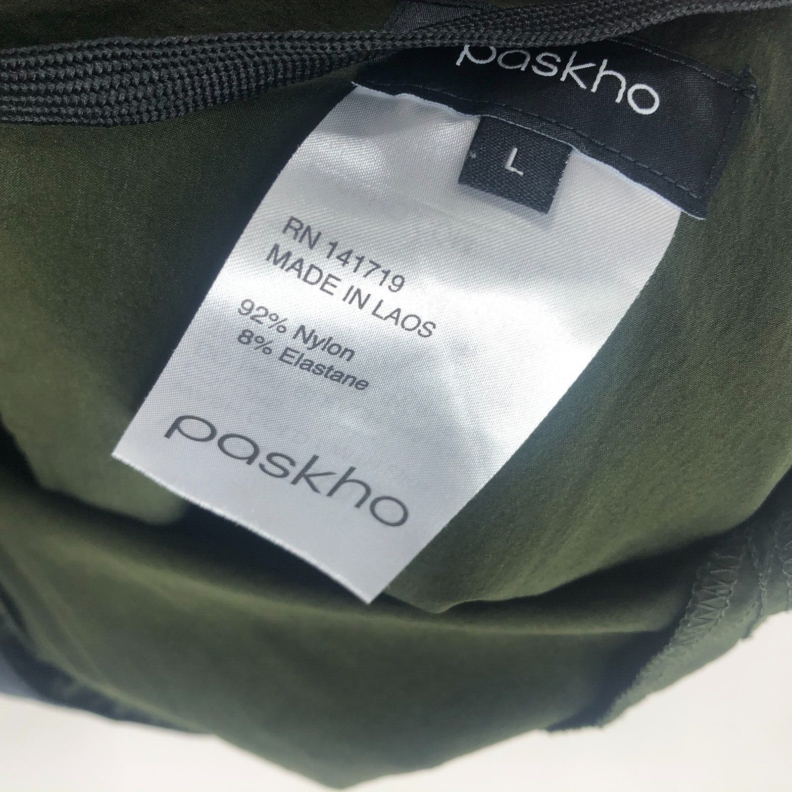 Paskho Lightweight Casual Green Outdoor Tech Pants Large (36×27) Zipper Pockets