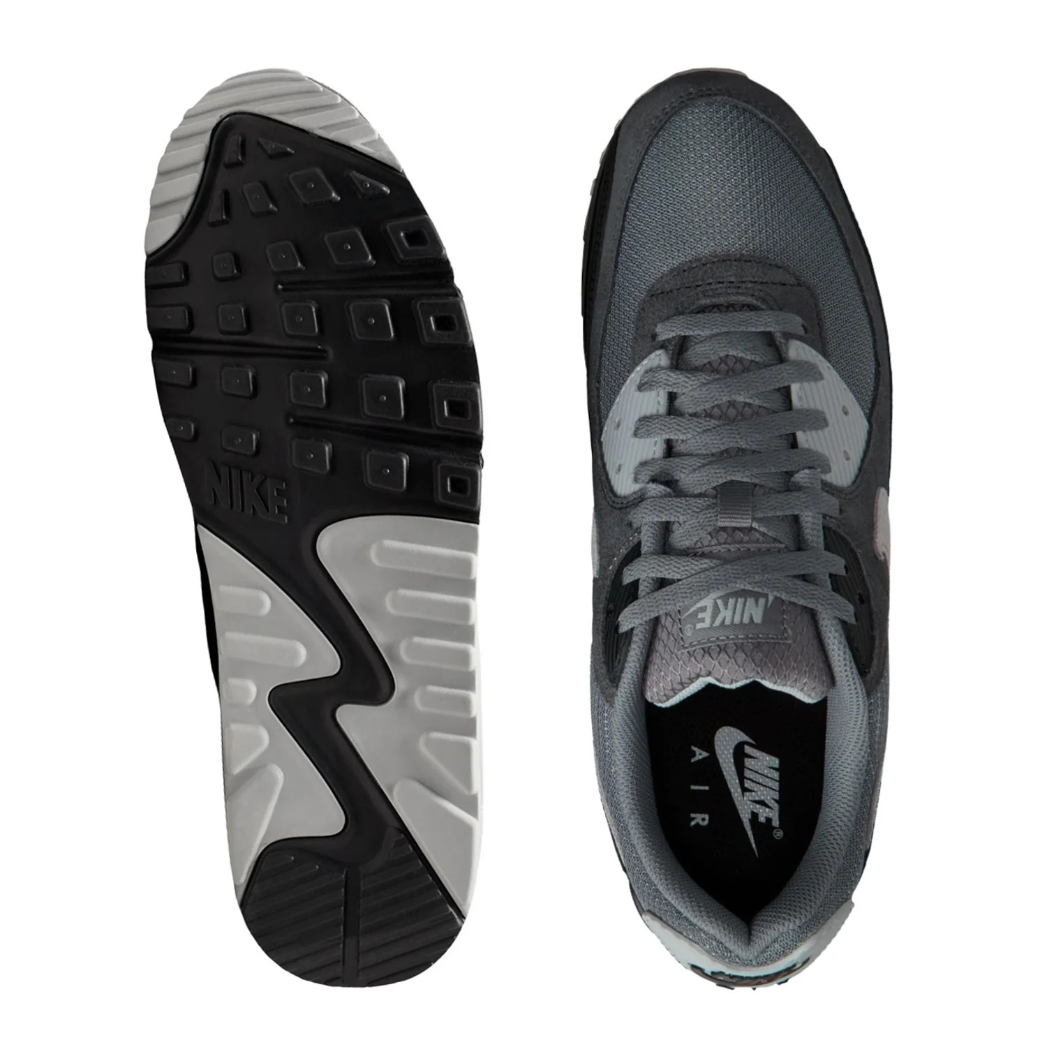 Nike Air Max 90 GREY PHOTON DUST BLACK DM0029 020 Men’s US SZ 7-14 NEW IN BOX
