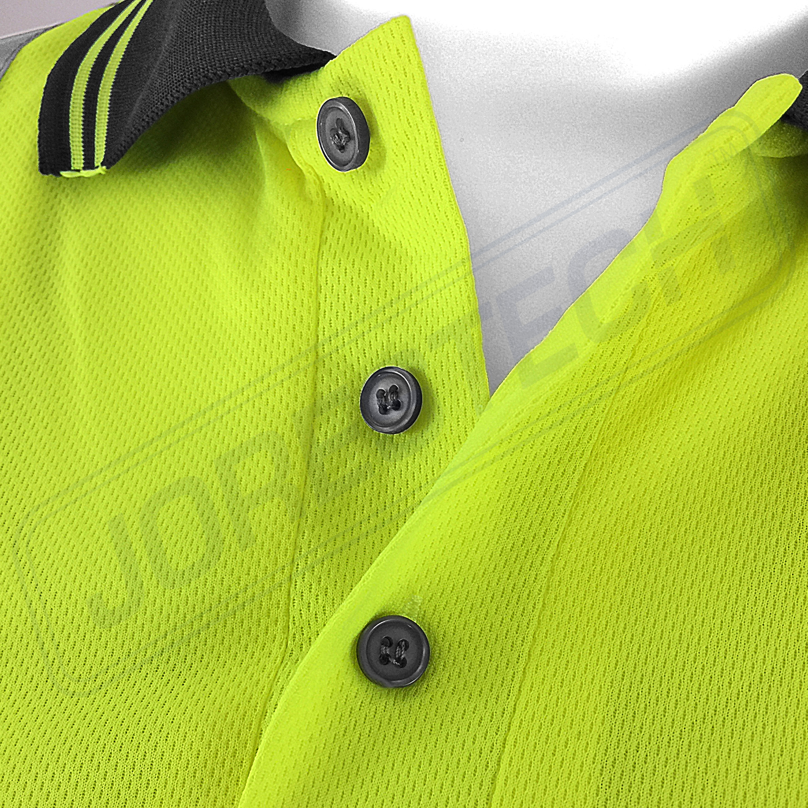 5 Pack NEW JORESTECH ANSI/ISEA Class 2 Safety Reflective Quick-Dry Polo Shirts