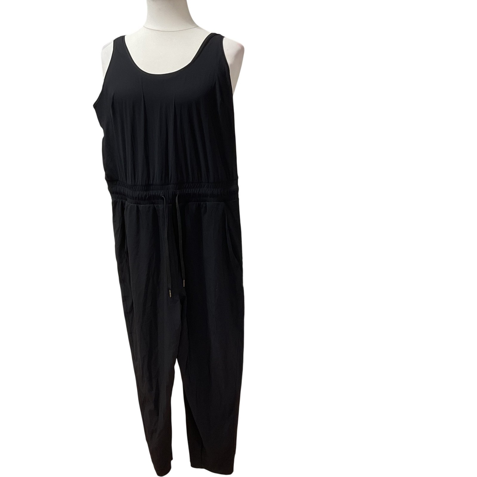 Sweaty Betty Black Jumpsuit 100% Recycled Polyester Size Small