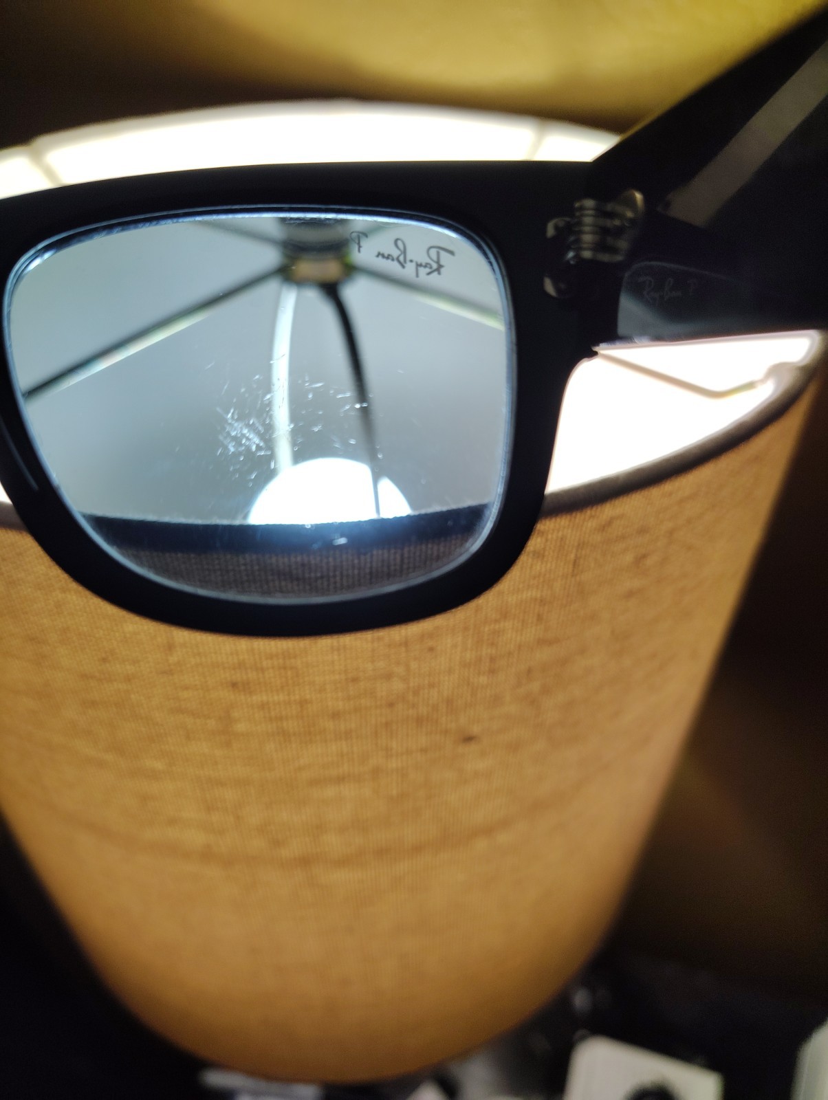 Ray-Ban RB 0840-S Mega Wayfarer Sunglasses Black/Blue