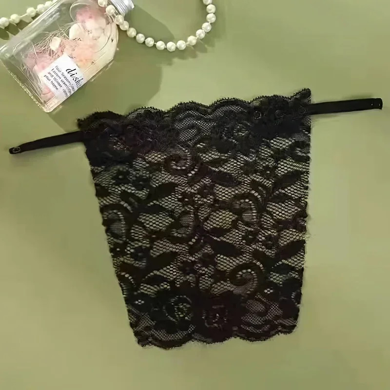 Women Lace Clip-on Mock Camisole Bra Insert Anti Peep Invisible Cleavage