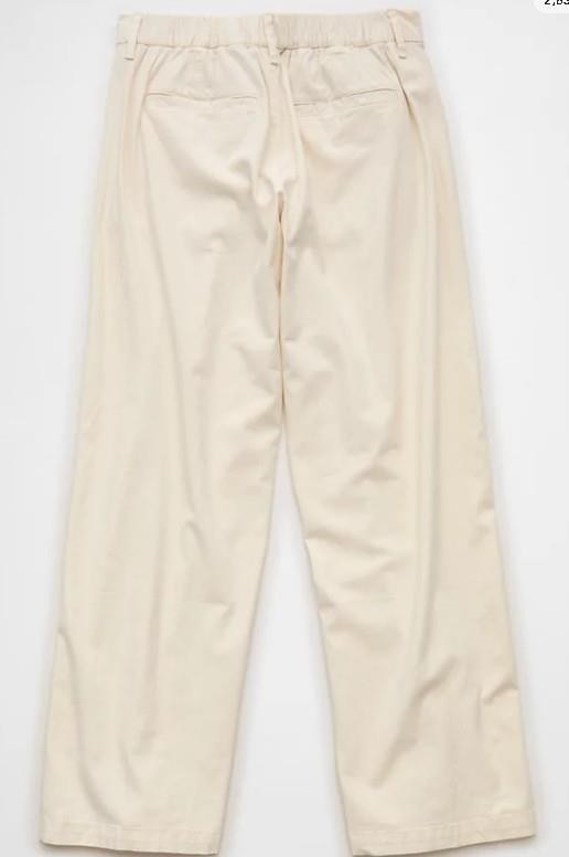 NWT American Eagle AE Low-Rise Linen-Blend Trouser
