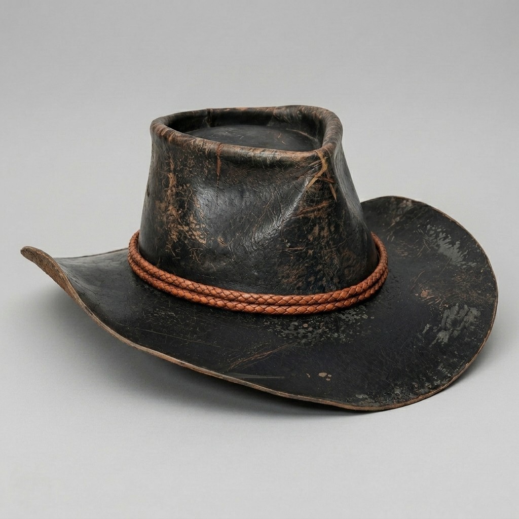 New Arthur Morgan Cowboy Men Hat Handmade Real Cowhide Leather Western Replica