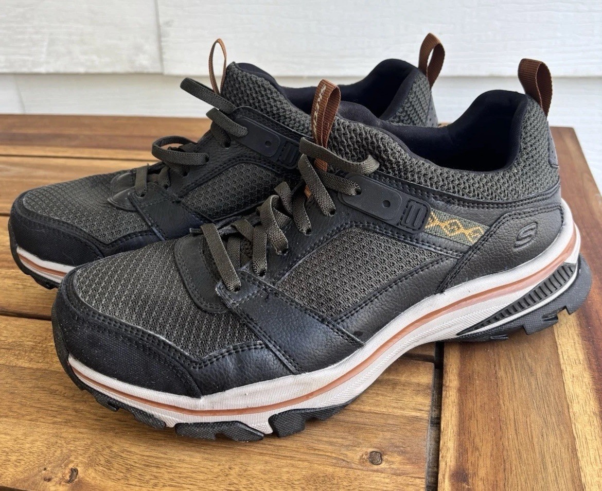 SKECHERS Men’s Trail Oxfords Hiking Shoe US 9
