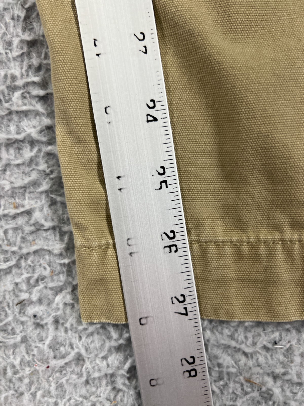 Dockers Pants Mens 38 Beige Cargo Pockets 100% Cotton DUCK Camping Outdoor