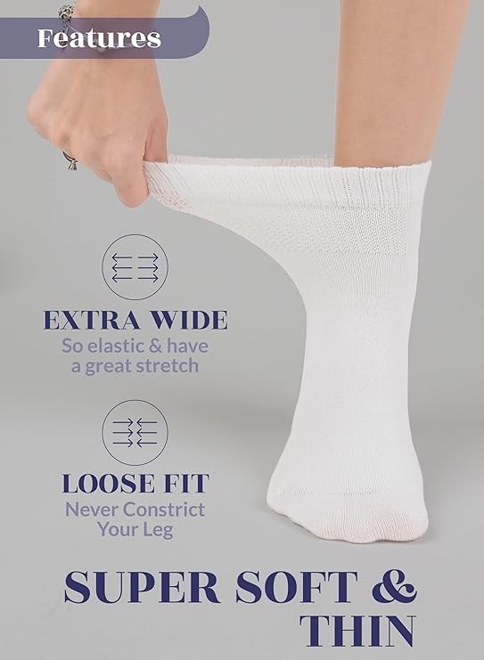 Silky Soft Premium Bamboo Everyday Use Business Socks, 3 Pairs, by Hugh Ugoli