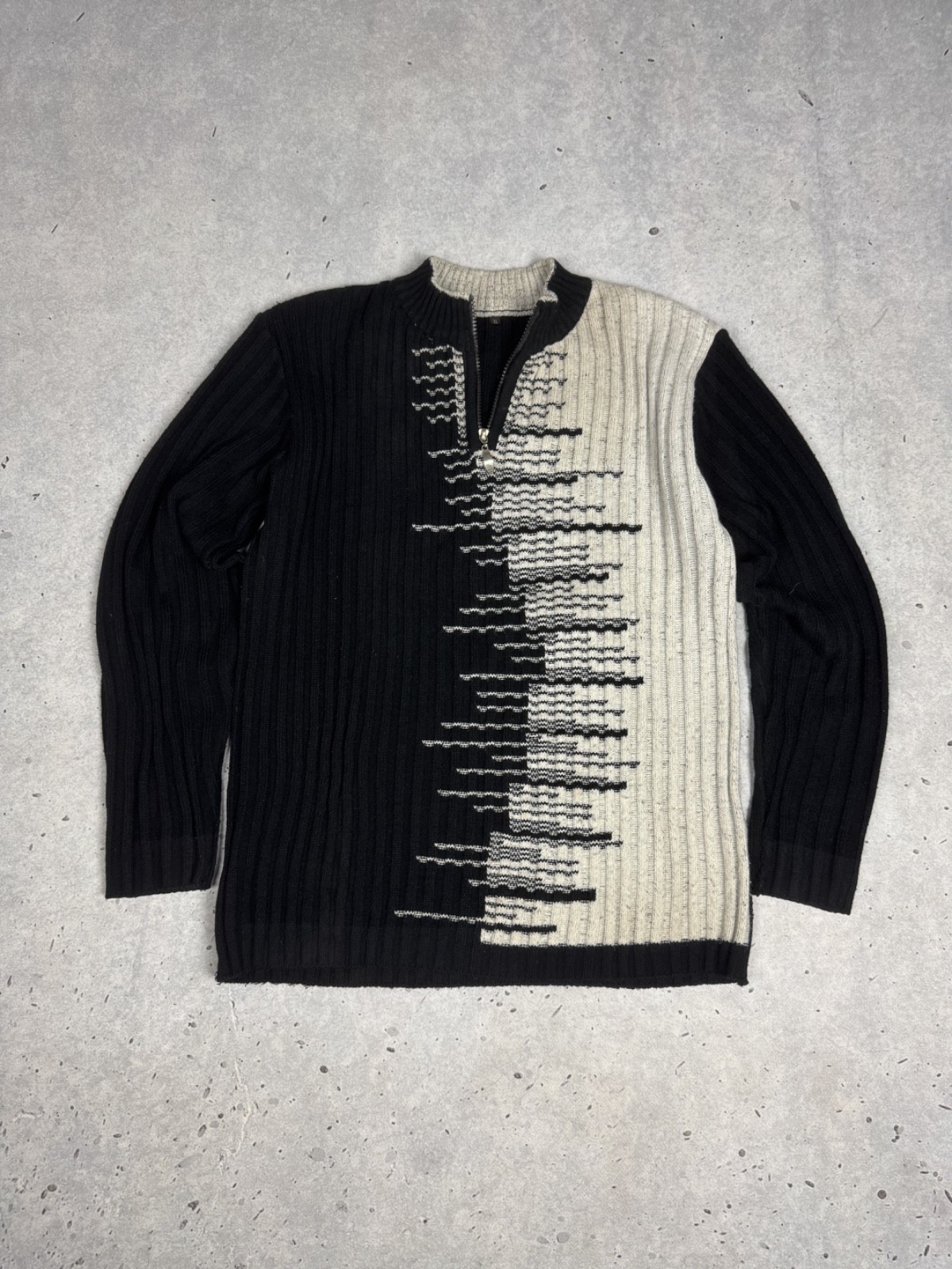 Y2K Japanese Rick Owens Style Avant Garde Opium Knitted Sweater