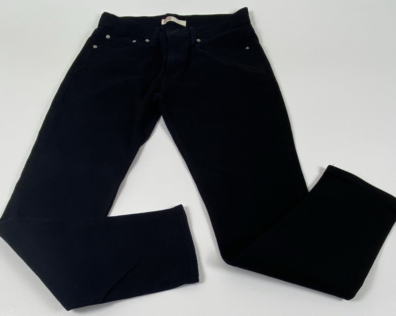Signature by Levi Strauss & Co. Men’s Slim Fit Black Dark Wash Denim Jeans 32*32