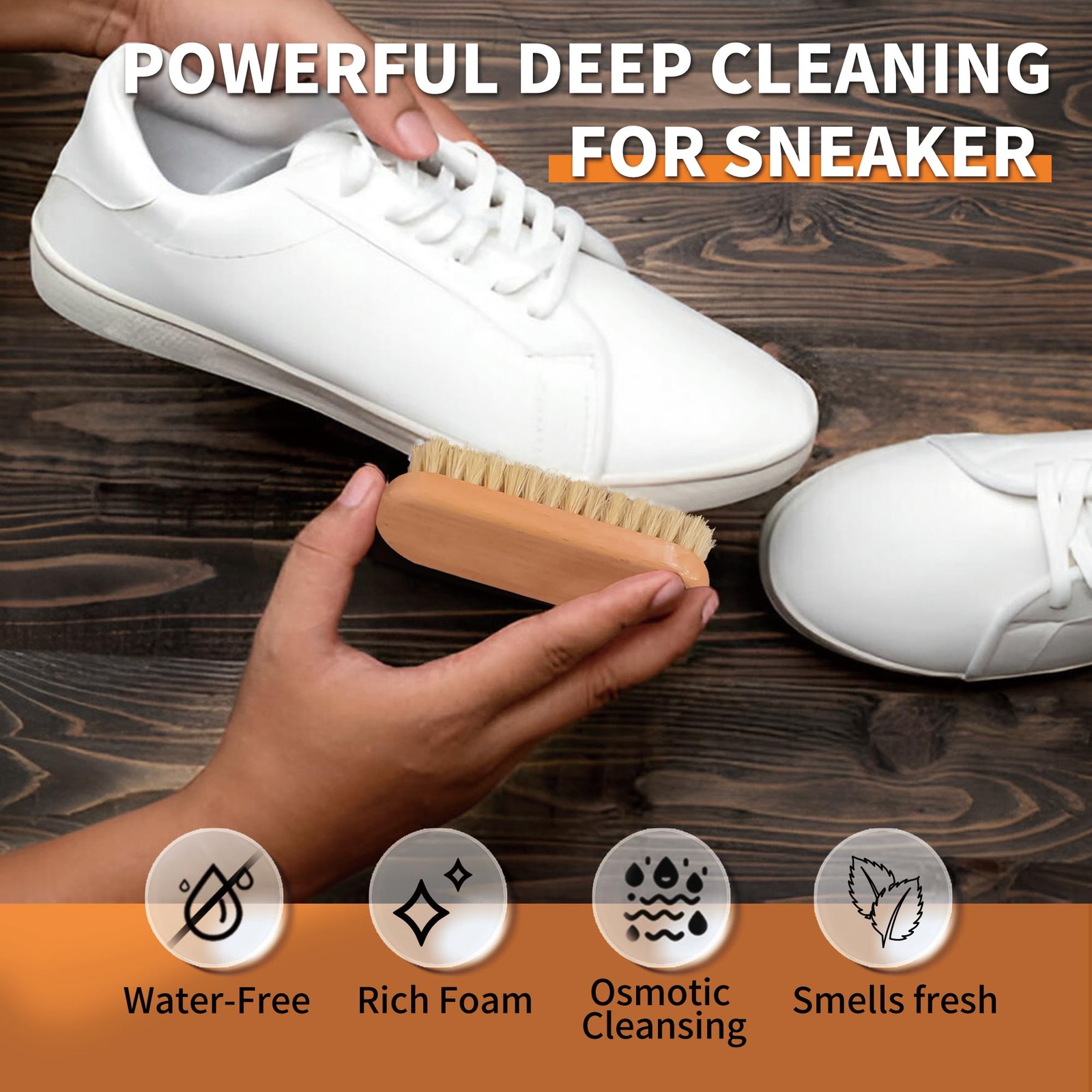 Sneaker Cleaner Kit Sole Bright Whitener Marker White Shoe Polish