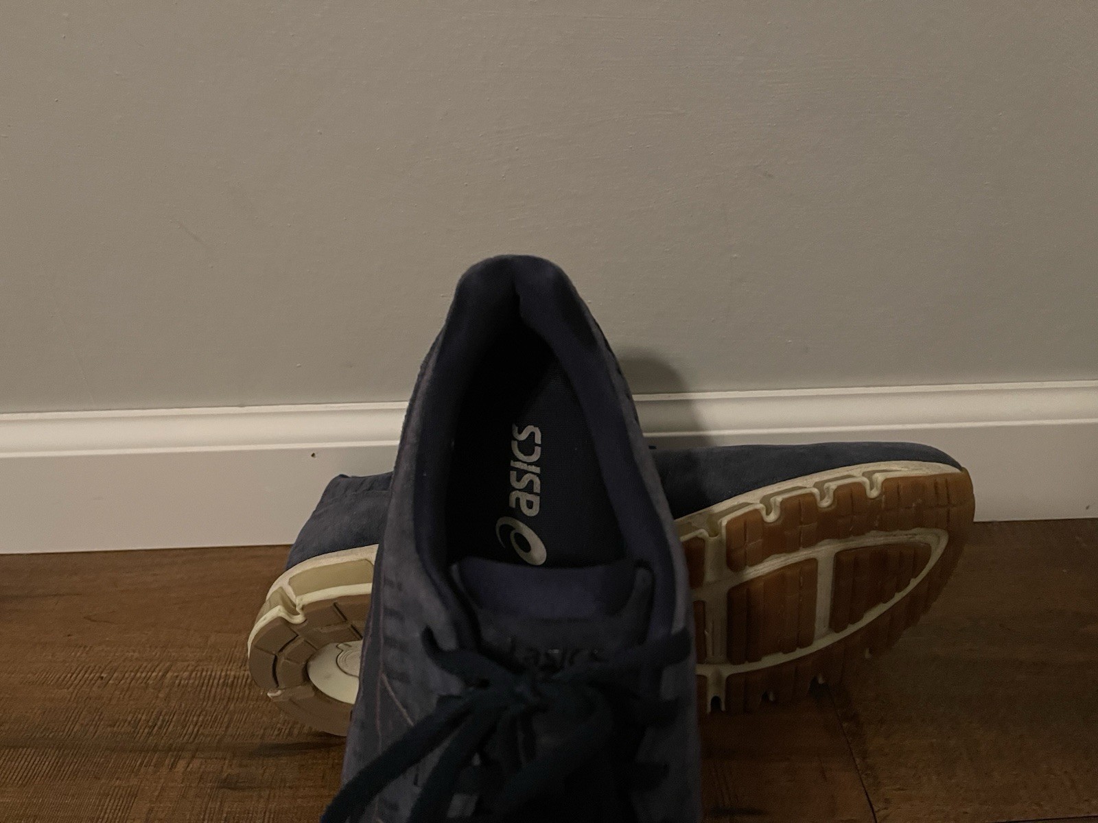 Asics Gel Quantum 360 4 LE Shoes Navy Blue Suede Sneakers 1021A105 – Men’s 10