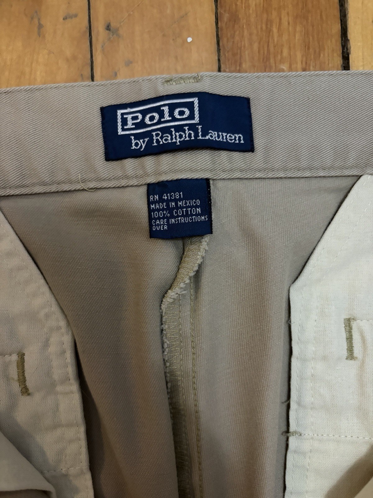 Polo Ralph Lauren Men’s Beige 100% Cotton Chino Pants 32×30